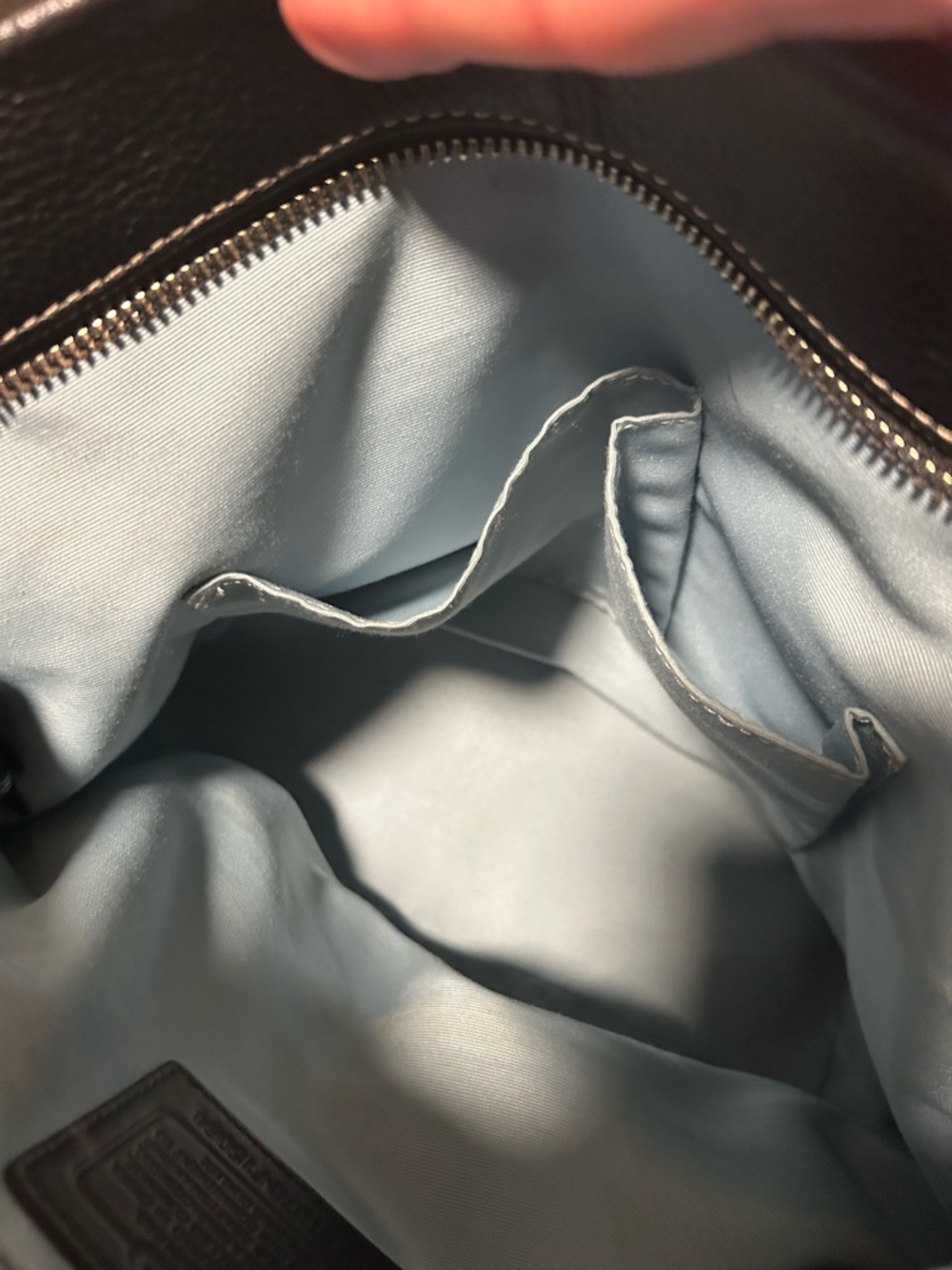 Coach❤️Y2K Black Leather Hobo Converter Shoulder/Crossbody Bag with Pink Scarf - Picture 12 of 16